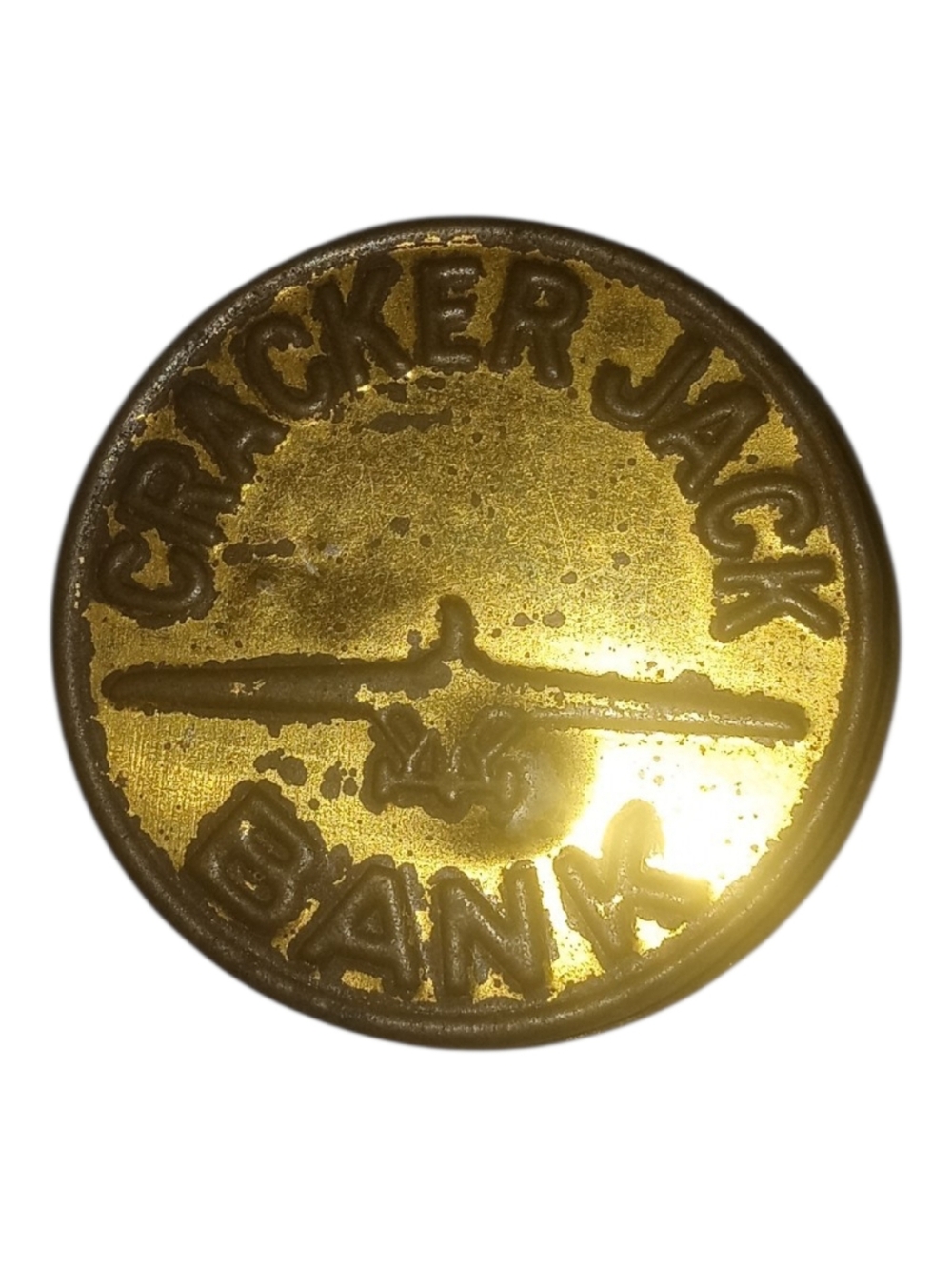 1926 Cracker Jack Prize Tin Bank